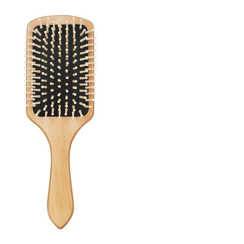 Wooden Paddle Hair Brush Scalp Massager Wooden Paddle Hair Brush Scalp Massager