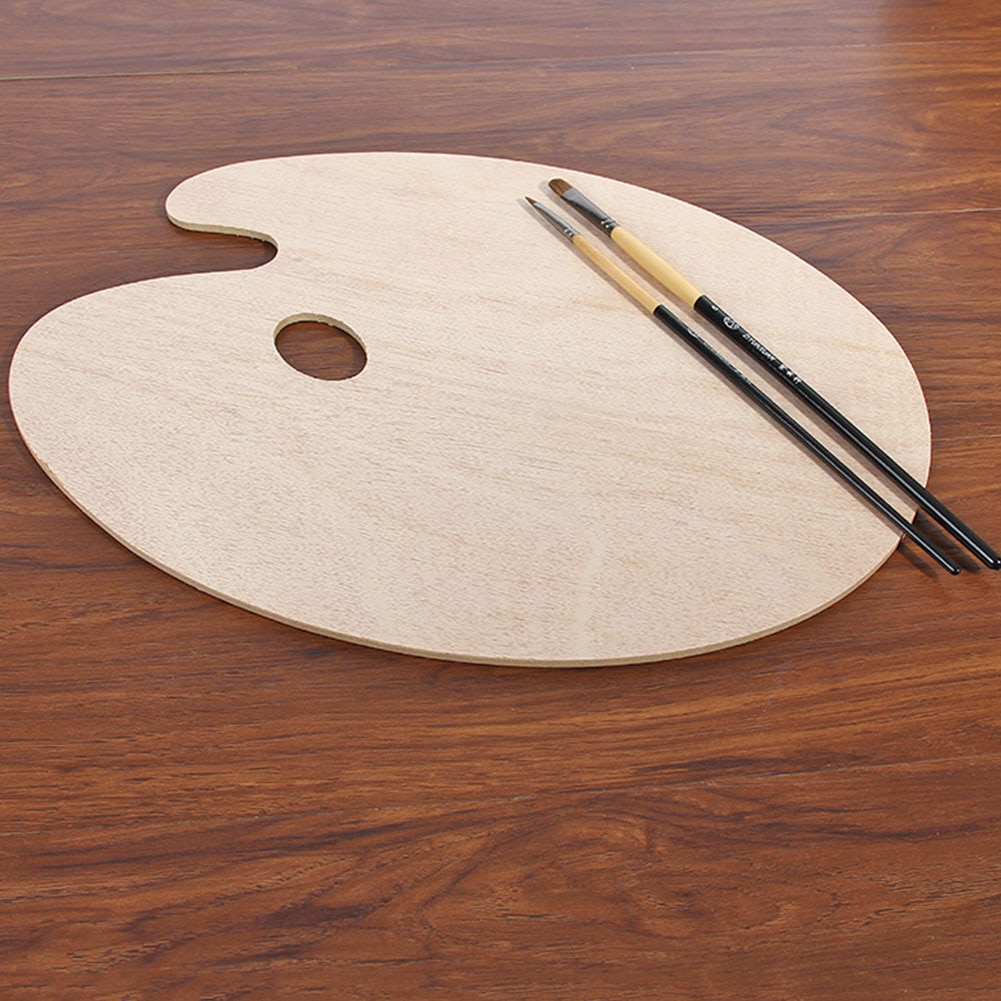 Wooden Paint Palette Artist's Tool Wooden Paint Palette Artist's Tool
