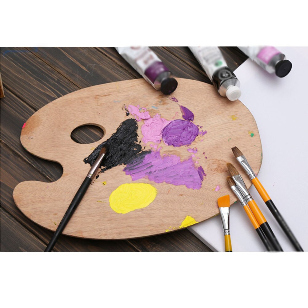 Wooden Paint Palette Artist's Tool Wooden Paint Palette Artist's Tool