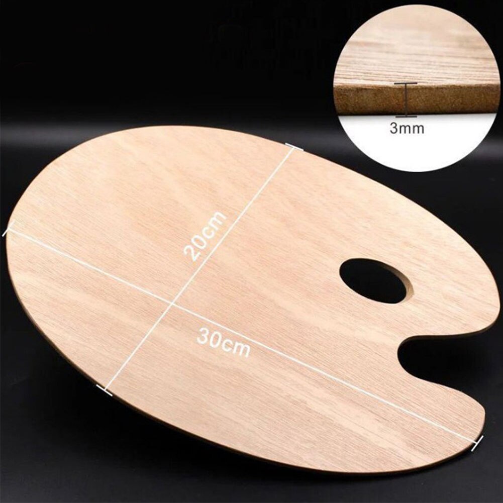 Wooden Paint Palette Artist's Tool Wooden Paint Palette Artist's Tool