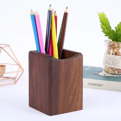 Wooden Pen Holder for Desk Wooden Pen Holder for Desk
