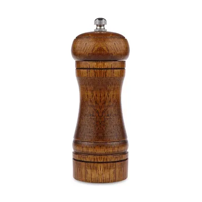 Wooden Pepper Grinder Spice Container