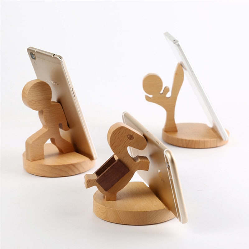 Wooden Phone Holder Stand Wooden Phone Holder Stand