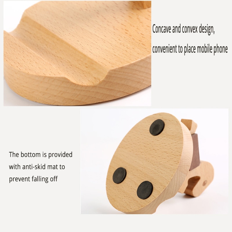 Wooden Phone Holder Stand Wooden Phone Holder Stand
