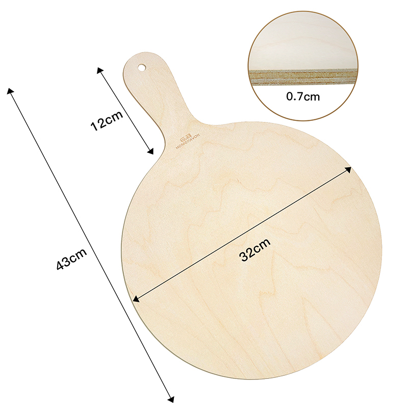 Wooden Pizza Boards (2 Pcs) Wooden Pizza Boards (2 Pcs)