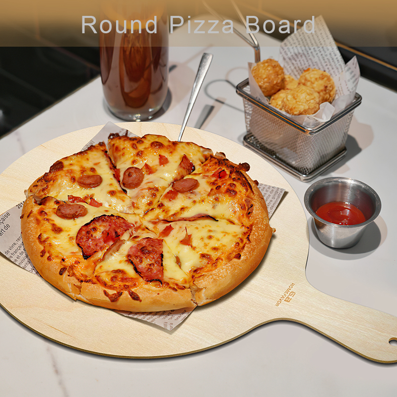 Wooden Pizza Boards (2 Pcs) Wooden Pizza Boards (2 Pcs)