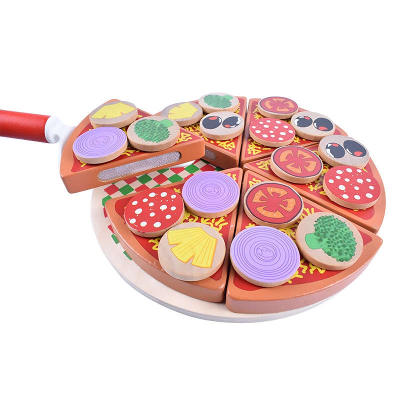 Wooden Pizza Toy for Kids