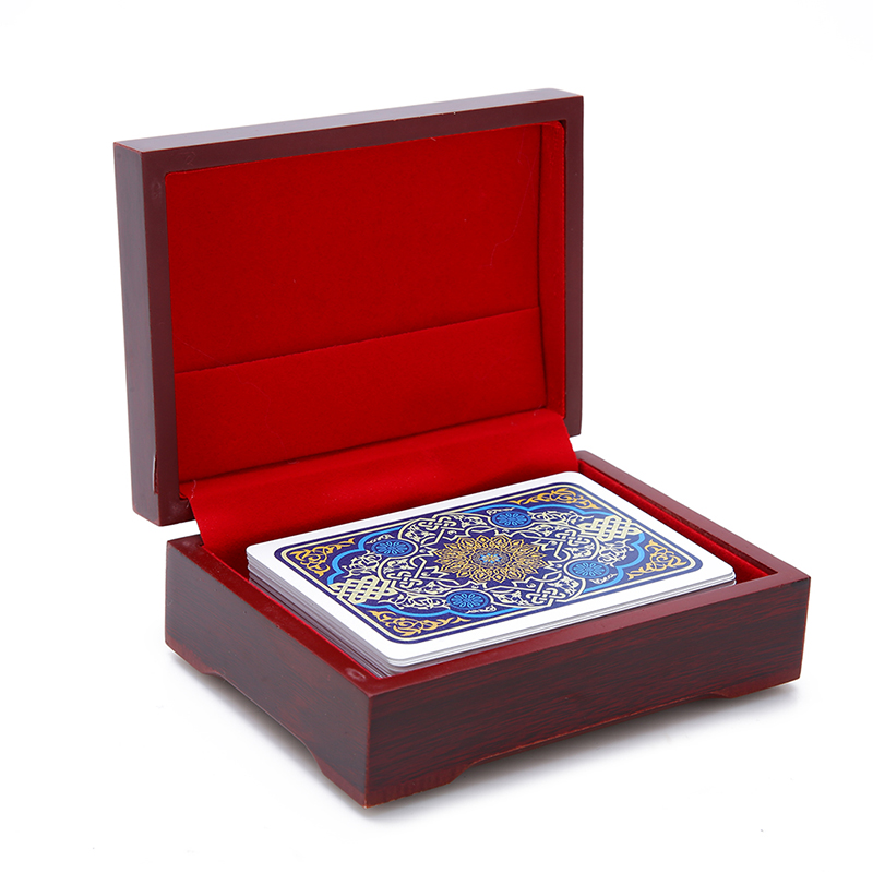 Wooden Playing Card Storage Box