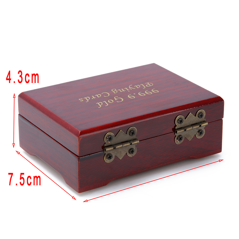Wooden Playing Card Storage Box