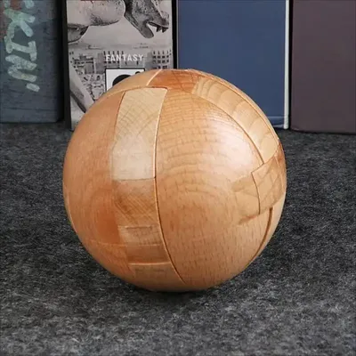 Wooden Puzzle, Magic Ball Brain Teaser Toy, Intelligence Game, Ball Puzzle Halloween, Christmas, Thanksgiving Day Gift Wooden Puzzle, Magic Ball Brain Teaser Toy, Intelligence Game, Ball Puzzle Halloween, Christmas, Thanksgiving Day Gift