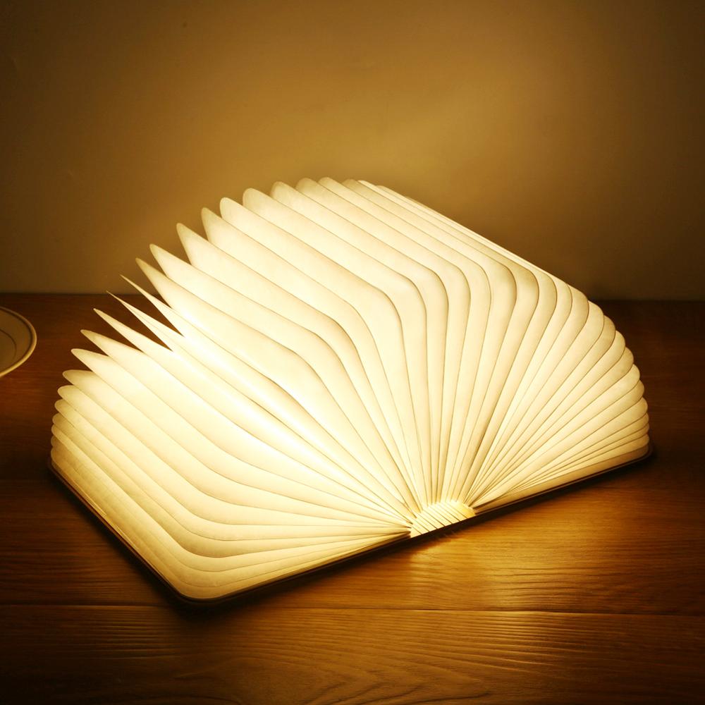 Wooden Rechargeable Book Night Light Wooden Rechargeable Book Night Light