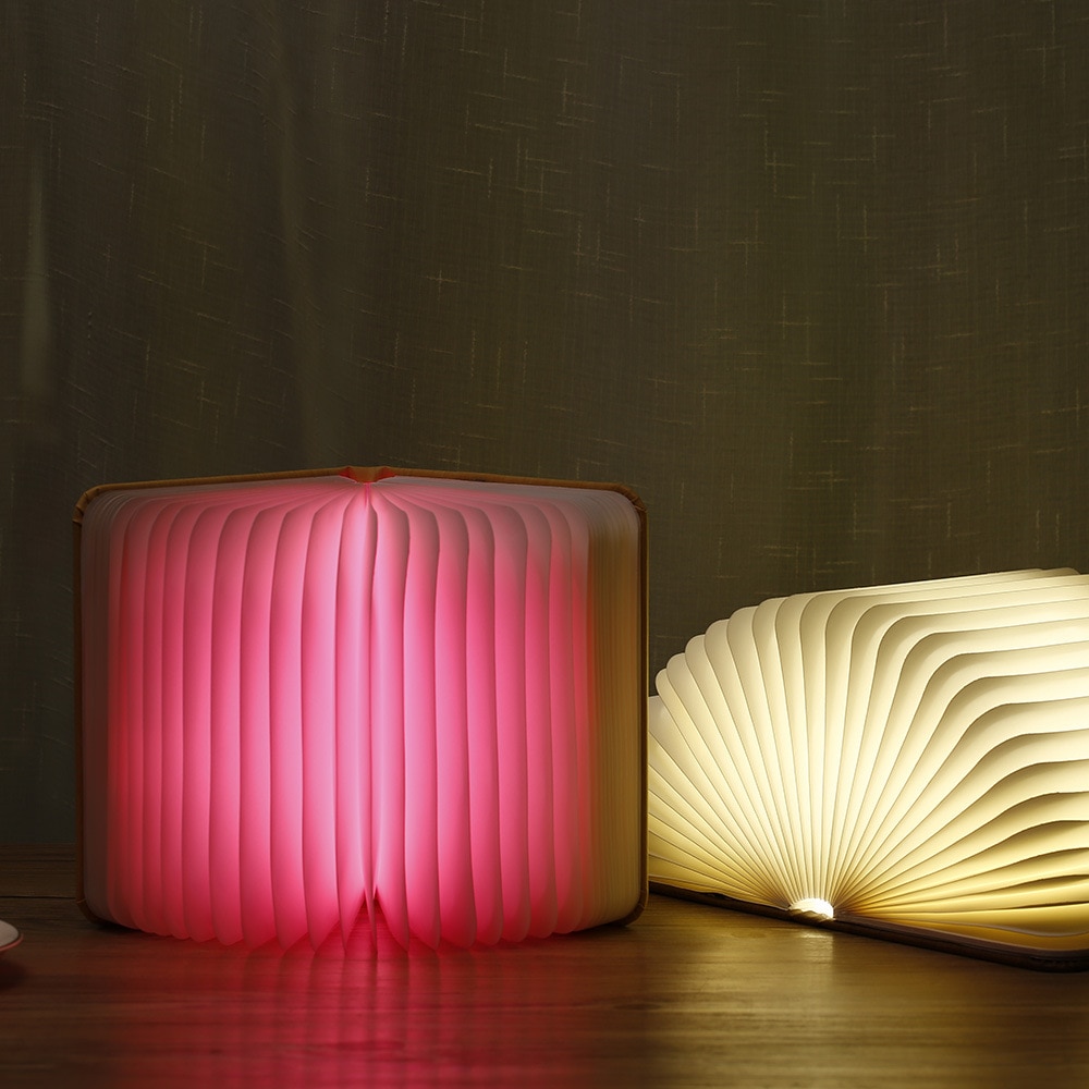 Wooden Rechargeable Book Night Light Wooden Rechargeable Book Night Light