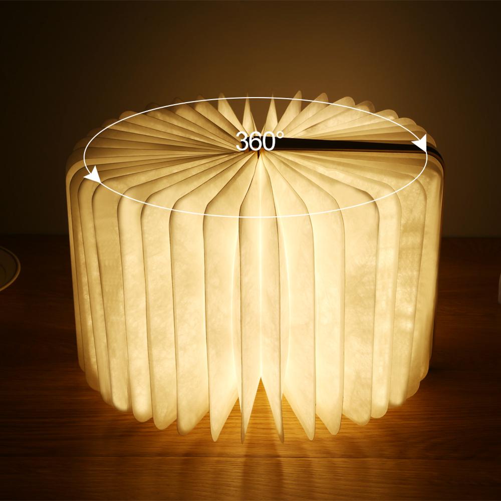 Wooden Rechargeable Book Night Light Wooden Rechargeable Book Night Light