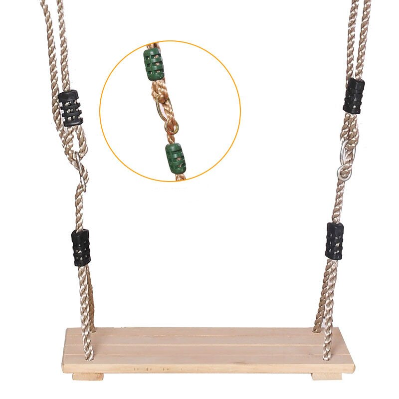 Wooden Rope Swing Outdoor Swing