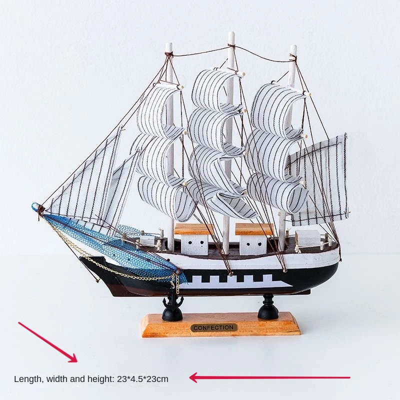 Wooden Sailboat Model Office Living Room Decoration Crafts Nautical Decoration Creative Model Home Decoration Birthday Wooden Sailboat Model Office Living Room Decoration Crafts Nautical Decoration Creative Model Home Decoration Birthday