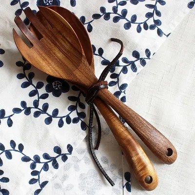 Wooden Salad Servers Set (2pcs)