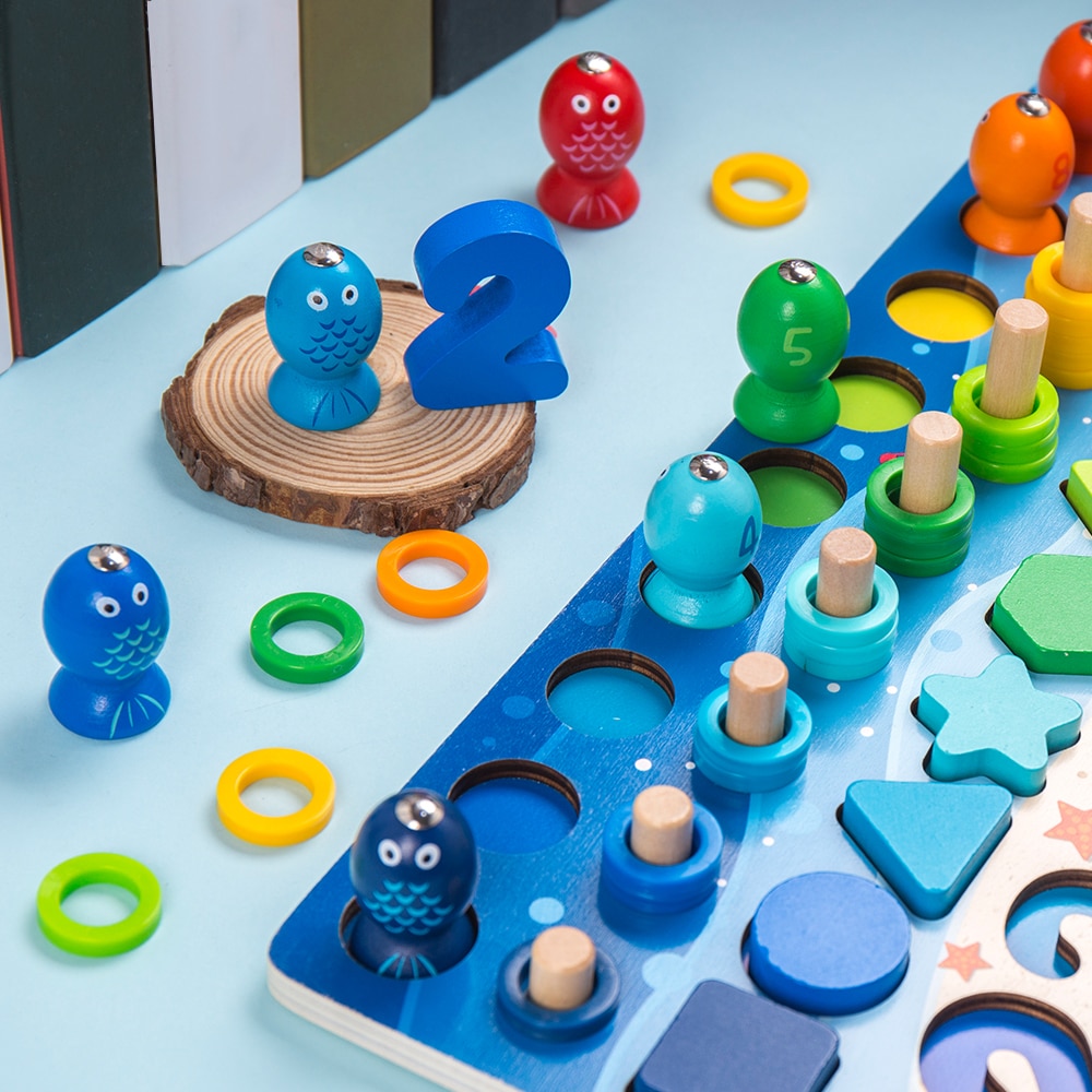 Wooden Shape Sorter Educational Toy Wooden Shape Sorter Educational Toy