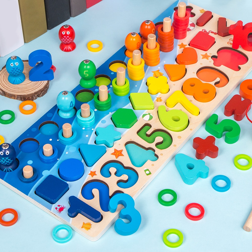 Wooden Shape Sorter Educational Toy Wooden Shape Sorter Educational Toy