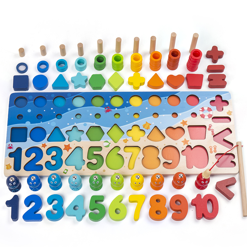 Wooden Shape Sorter Educational Toy Wooden Shape Sorter Educational Toy
