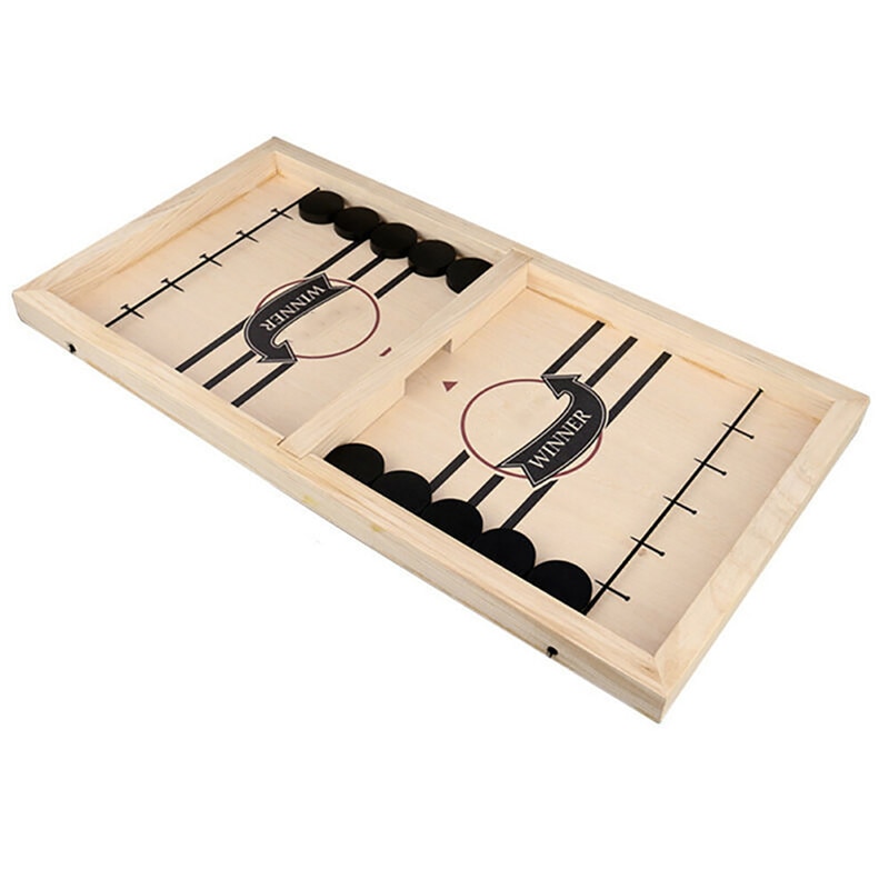 Wooden Sling Hockey Board Game