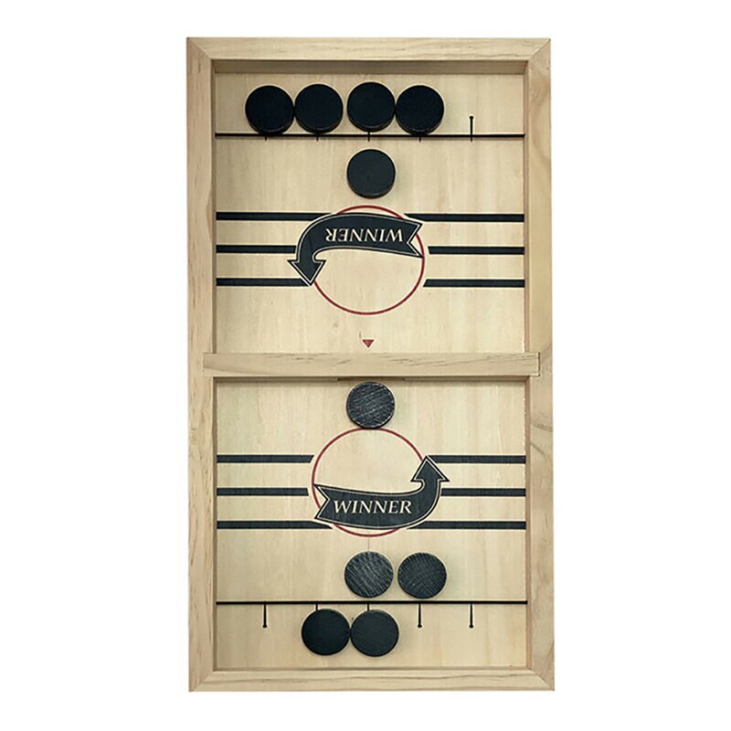 Wooden Sling Hockey Board Game