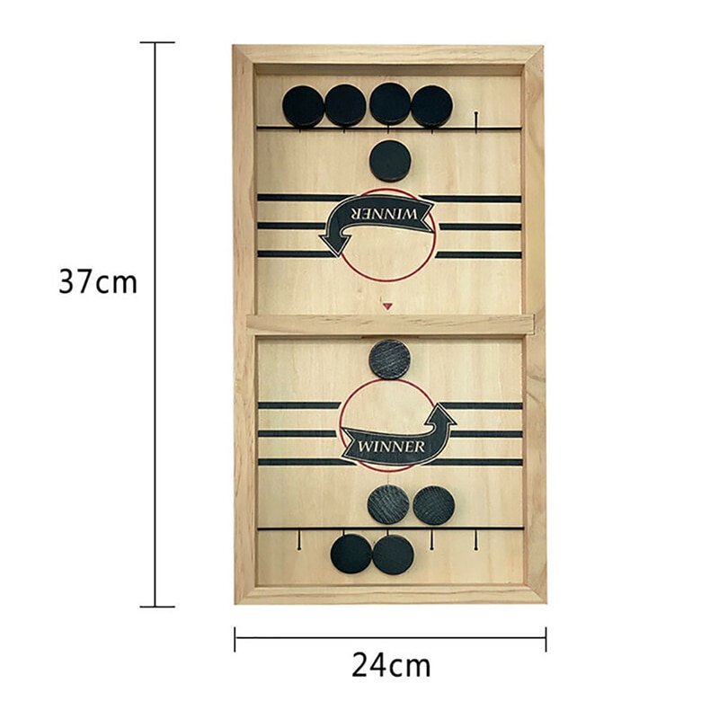 Wooden Sling Hockey Board Game