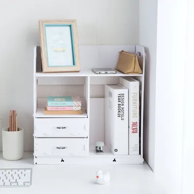 Wooden Small Desktop Shelf Wooden Small Desktop Shelf