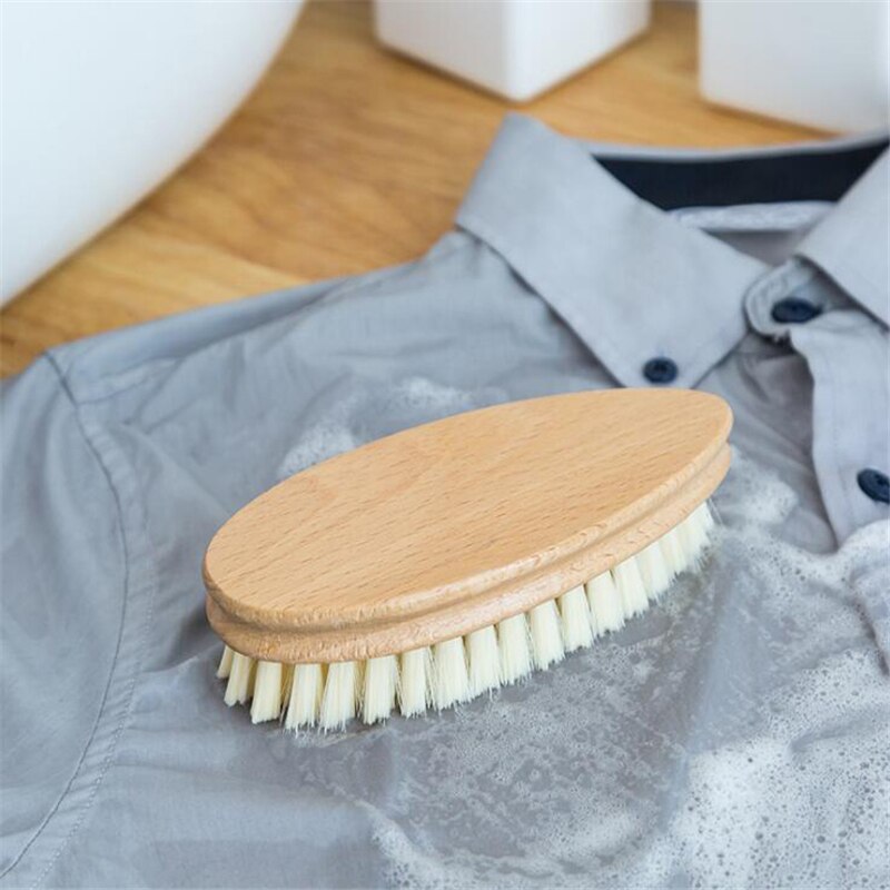 Wooden Soft Bristle Clothes Washing Brush Wooden Soft Bristle Clothes Washing Brush