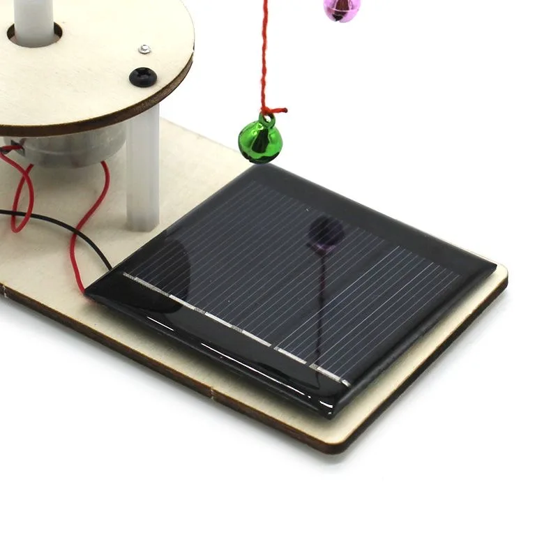 Wooden Solar Energy Conversion Model Kids Science Toy Technology Physics Kit Learning Educational Toys for Children