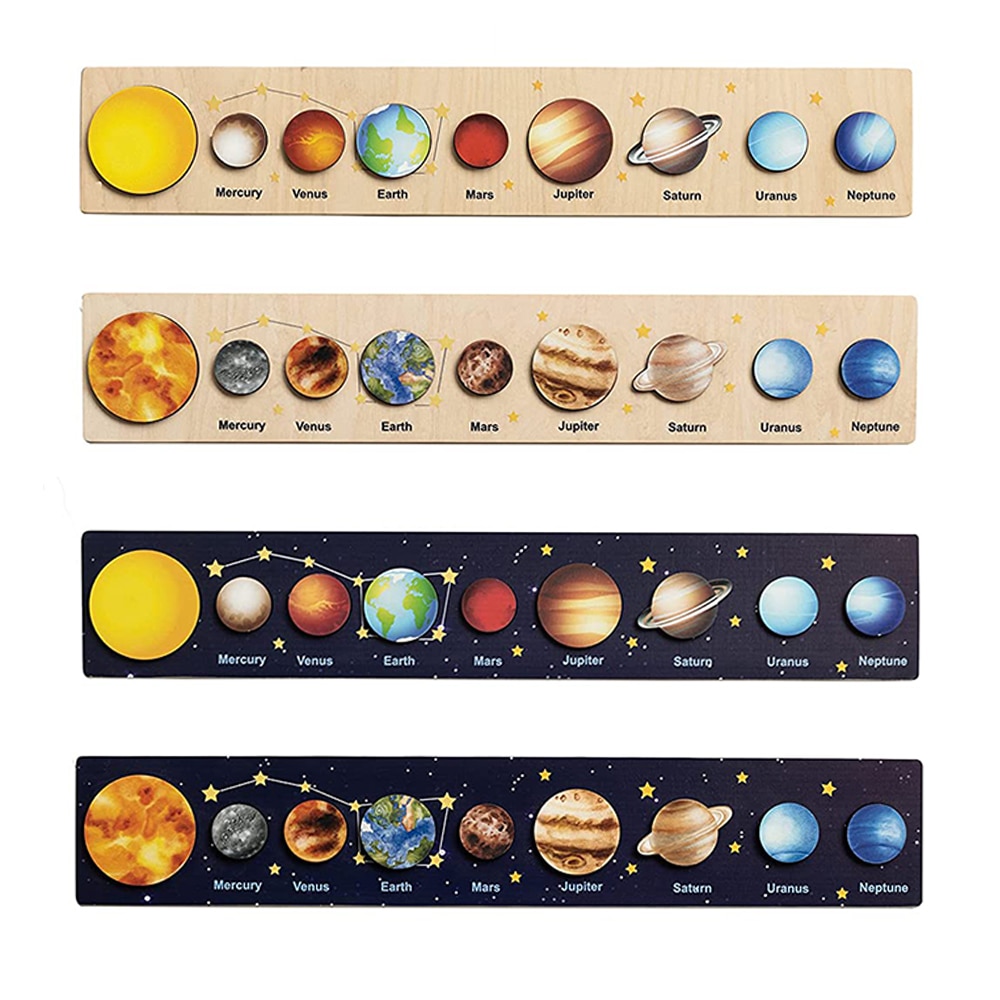 Wooden Solar System Puzzle