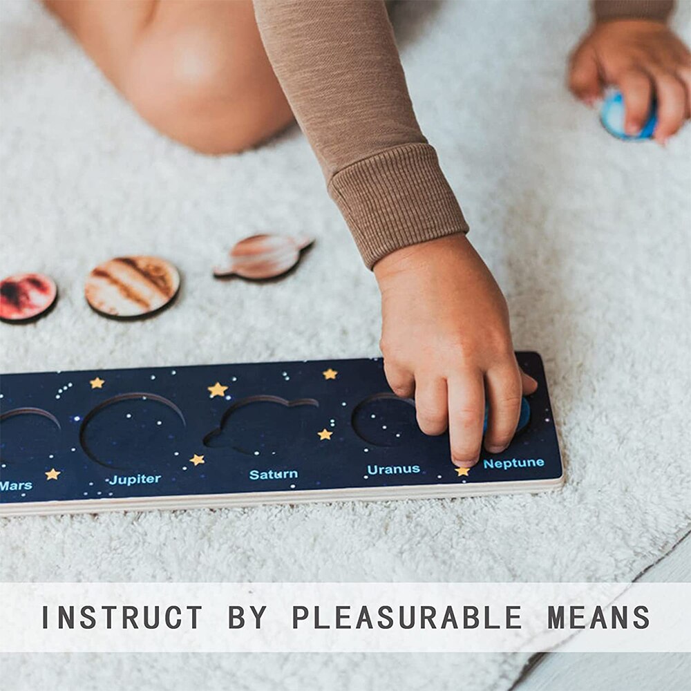 Wooden Solar System Puzzle Wooden Solar System Puzzle