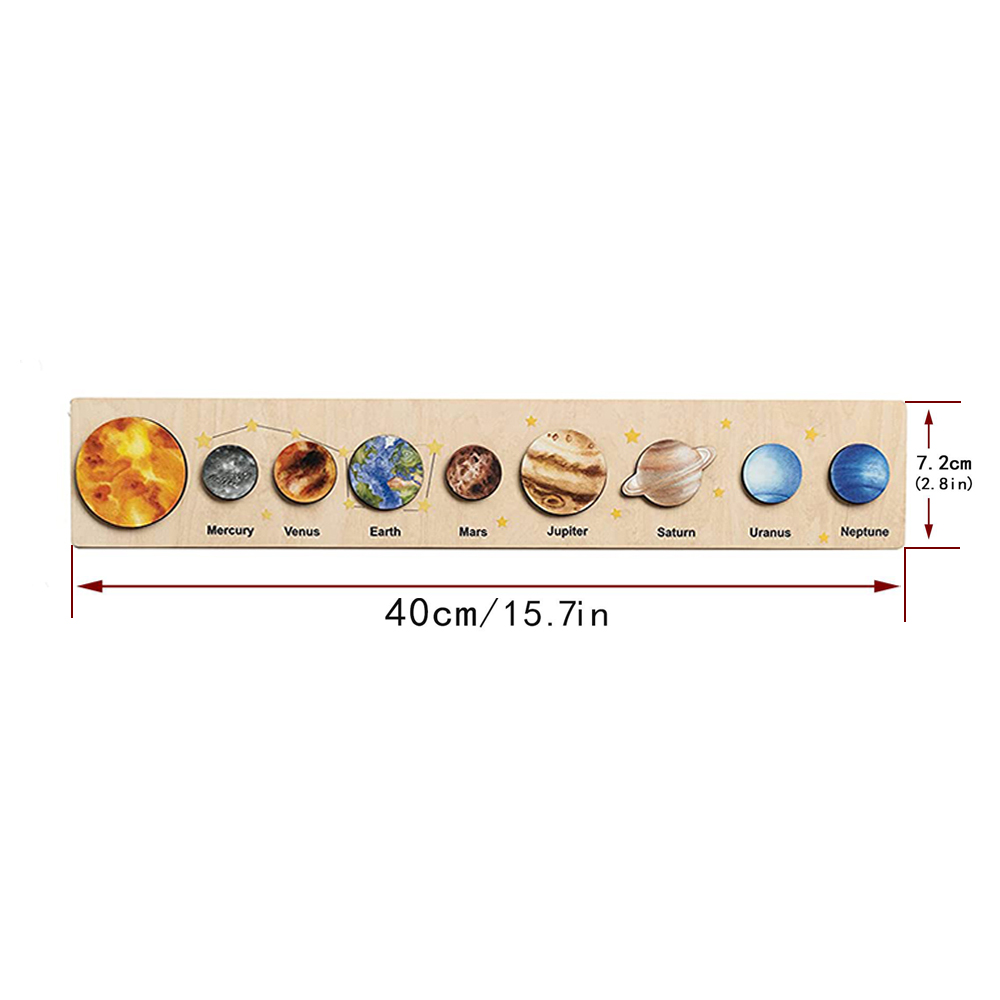 Wooden Solar System Puzzle Wooden Solar System Puzzle