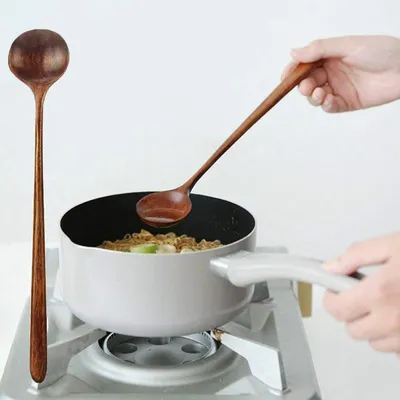 Wooden Soup Spoon Long Handle Spoon Wooden Soup Spoon Long Handle Spoon