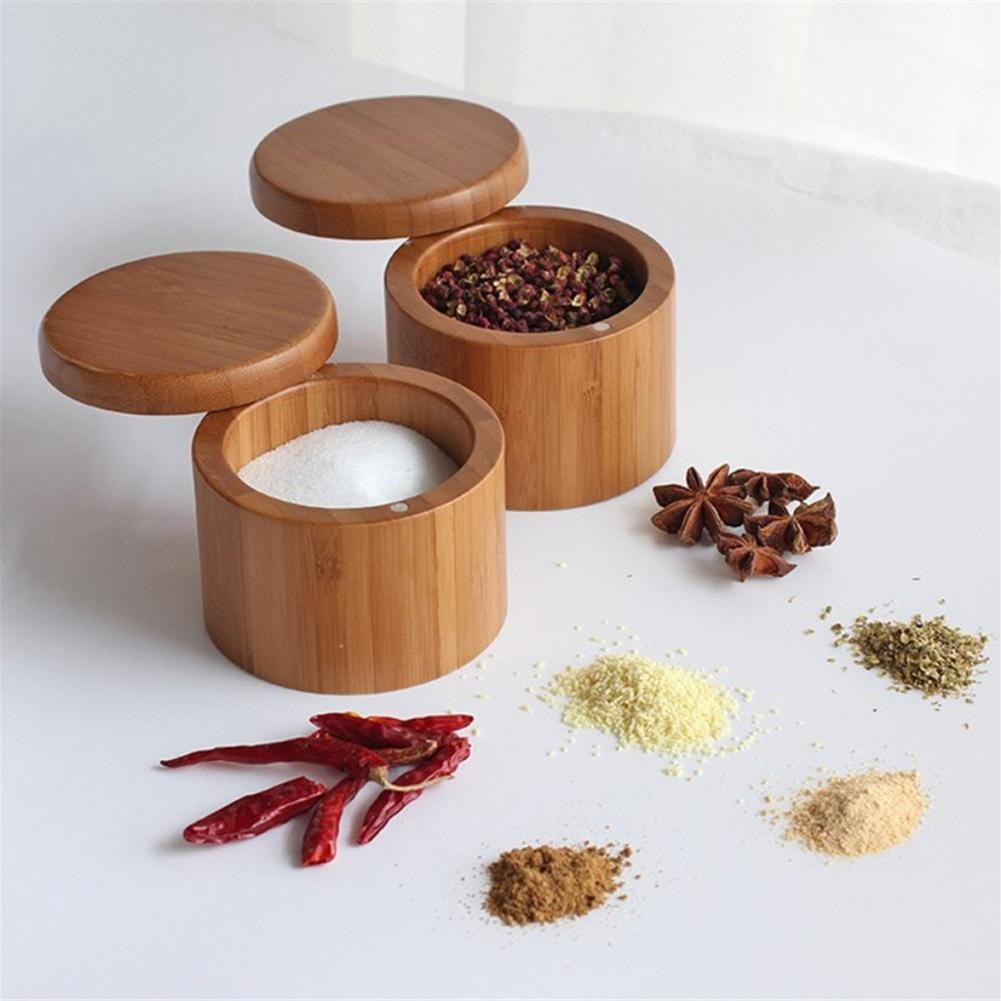 Wooden Spice Rack Bamboo Container Wooden Spice Rack Bamboo Container
