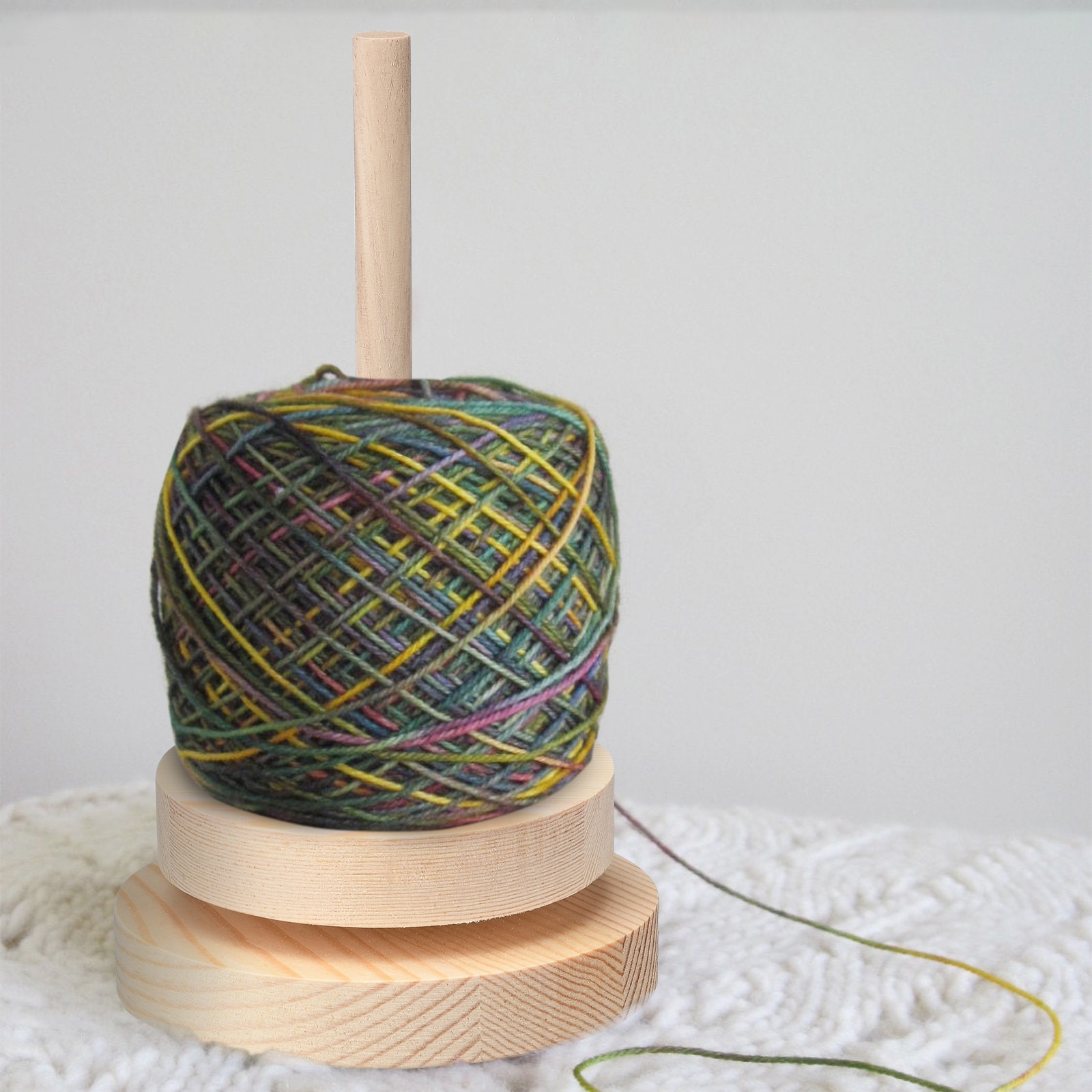 Wooden Spinning Yarn Holder Wooden Spinning Yarn Holder