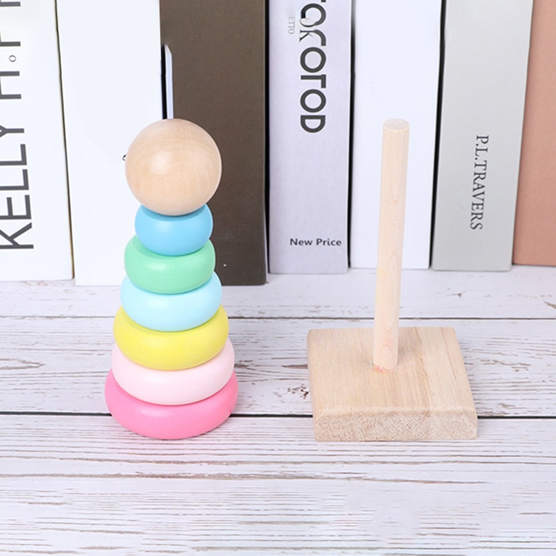 Wooden Stacking Rings Toy Wooden Stacking Rings Toy