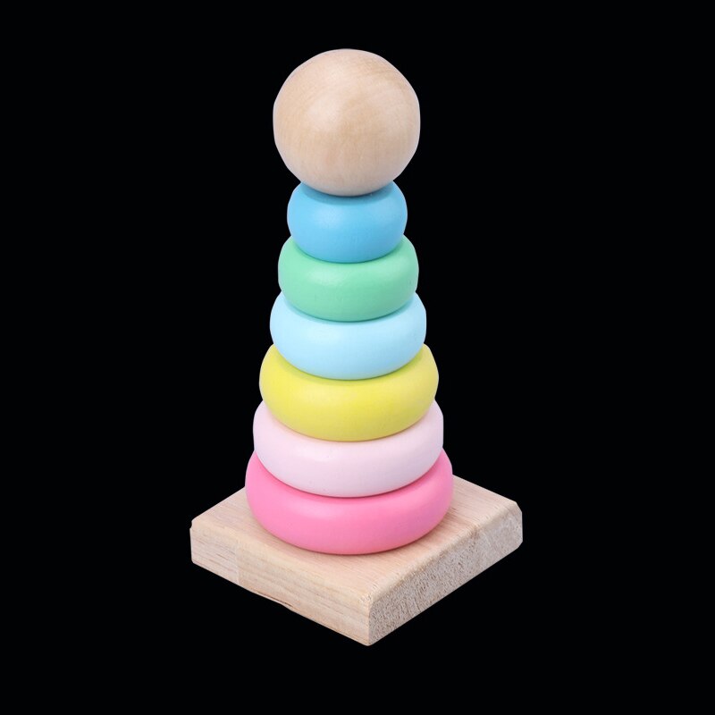 Wooden Stacking Rings Toy Wooden Stacking Rings Toy