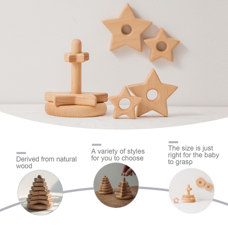 Wooden Stacking Toy for Kids