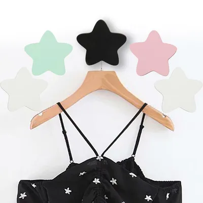 Wooden Star Wall Hook with Accessories