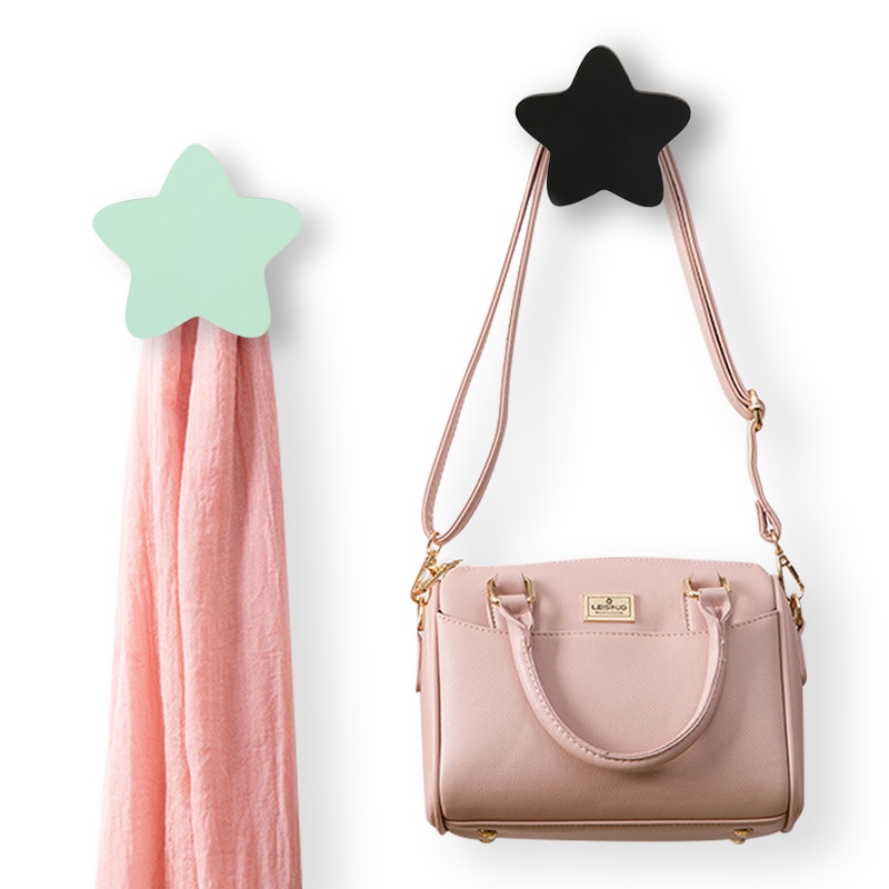 Wooden Star Wall Hook with Accessories