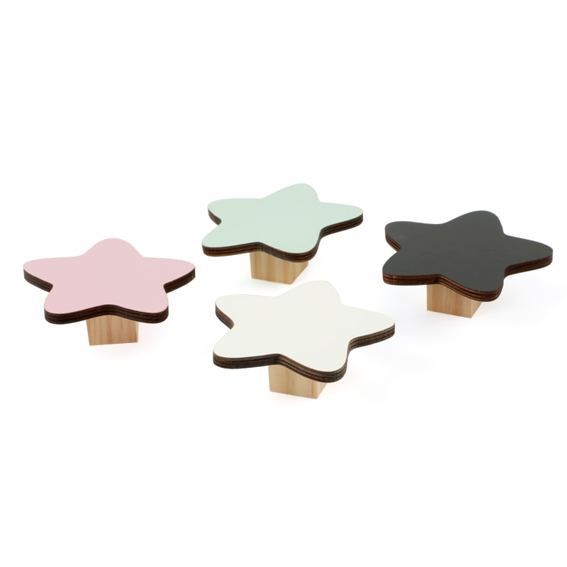 Wooden Star Wall Hook with Accessories