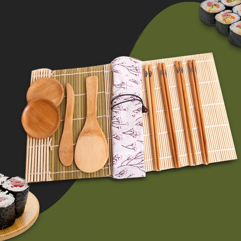 Wooden Sushi Tools Set (11 Pcs) Wooden Sushi Tools Set (11 Pcs)