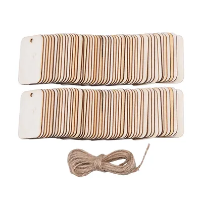 Wooden Tags Blank Labels (50pcs) Wooden Tags Blank Labels (50pcs)
