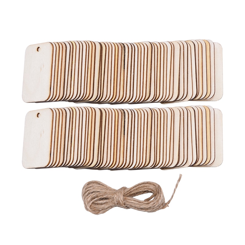 Wooden Tags Blank Labels (50pcs) Wooden Tags Blank Labels (50pcs)