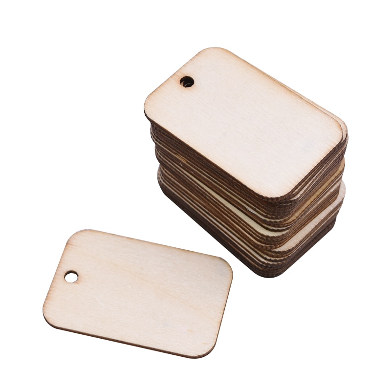 Wooden Tags Blank Labels (50pcs) Wooden Tags Blank Labels (50pcs)