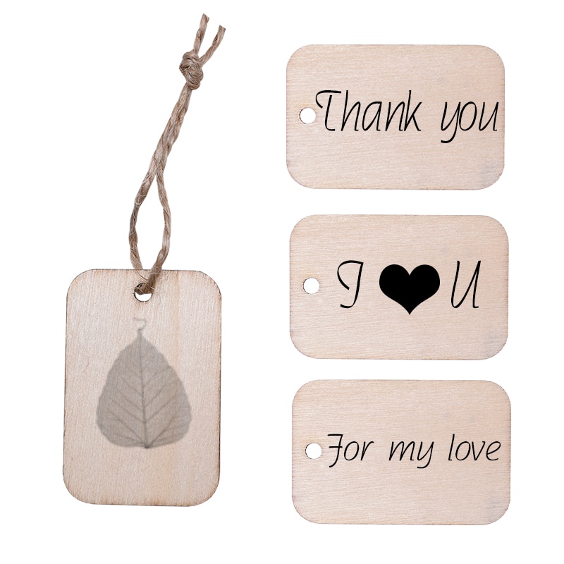 Wooden Tags Blank Labels (50pcs) Wooden Tags Blank Labels (50pcs)