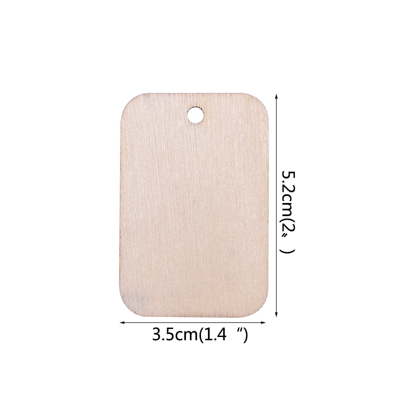 Wooden Tags Blank Labels (50pcs) Wooden Tags Blank Labels (50pcs)