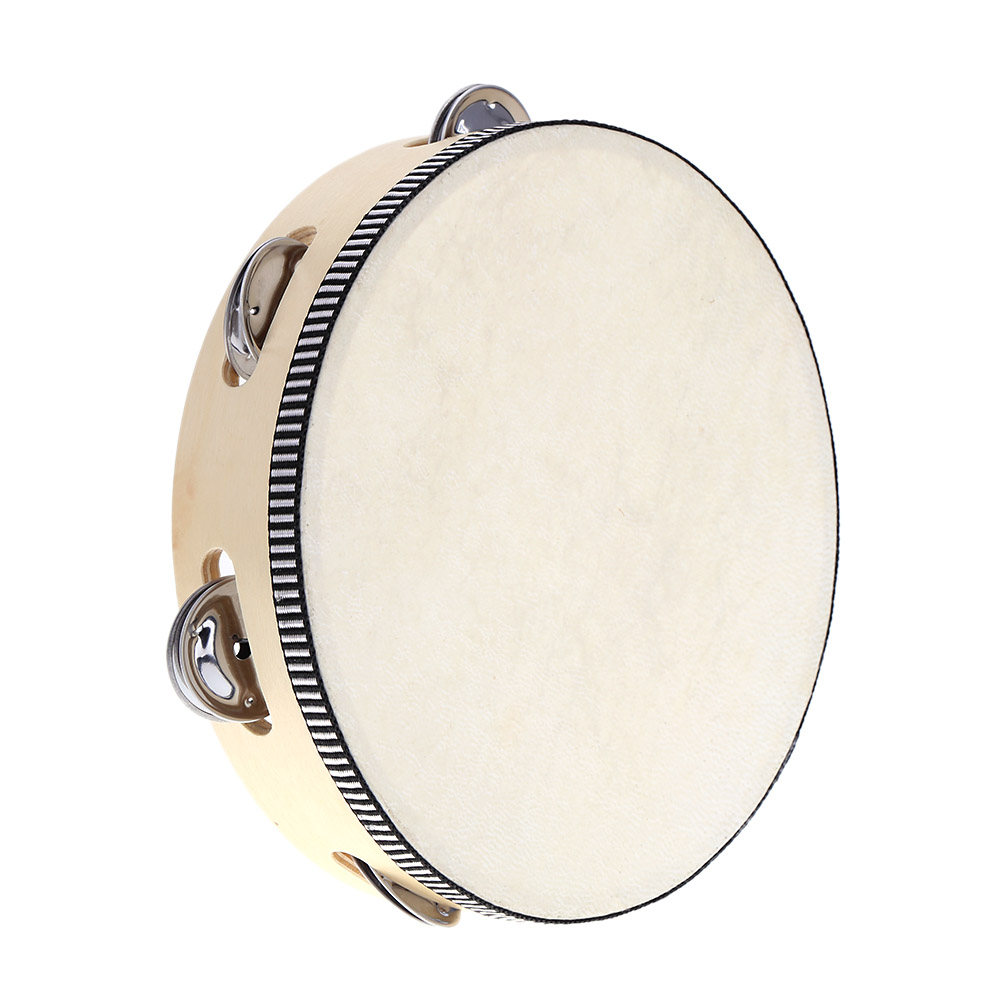 Wooden Tambourine Musical Instrument