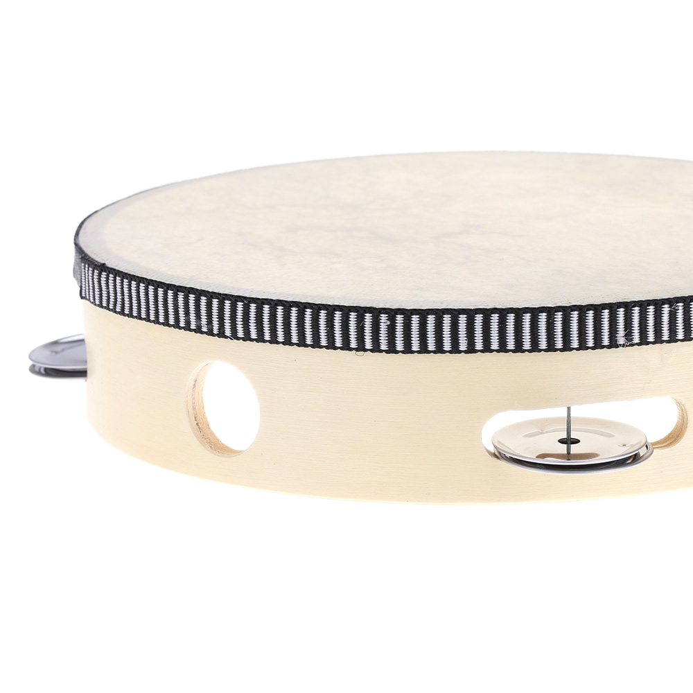 Wooden Tambourine Musical Instrument