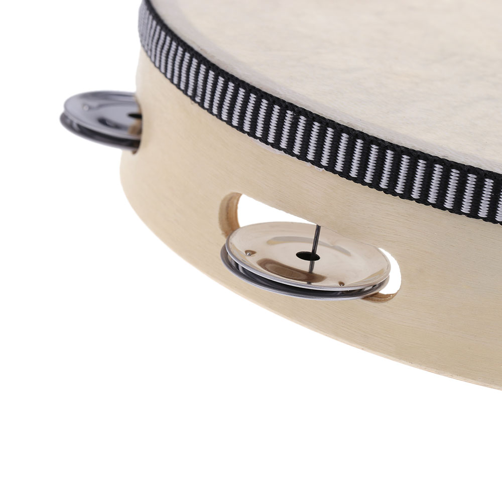 Wooden Tambourine Musical Instrument
